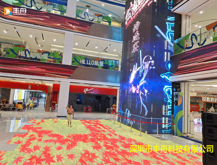 LED地磚屏呈現變幻多彩的地面屏幕，到底要多少錢？